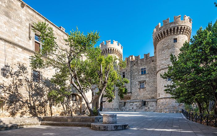 The castle in Rhodes